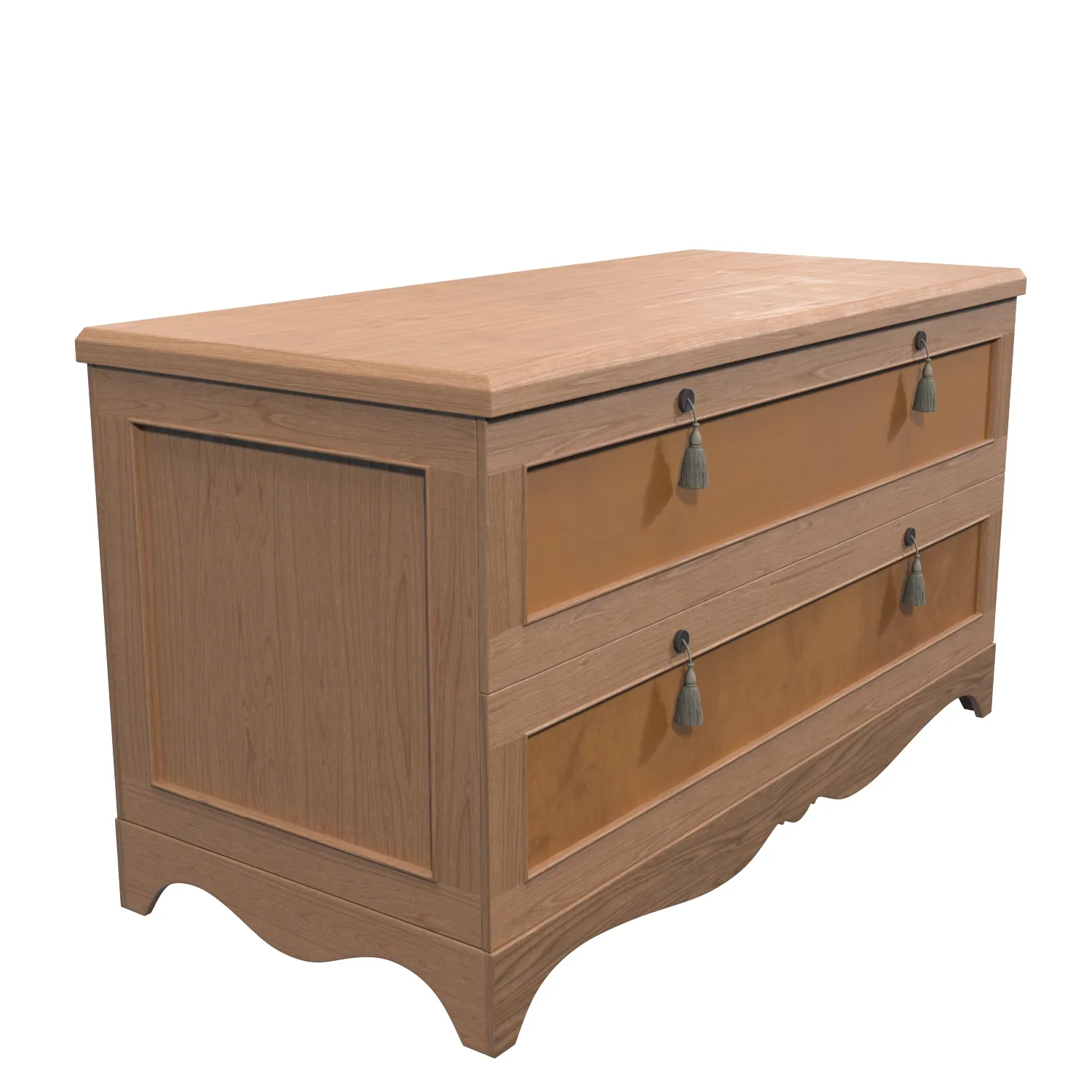 Credenza Cabinet PBR 3D Model_01